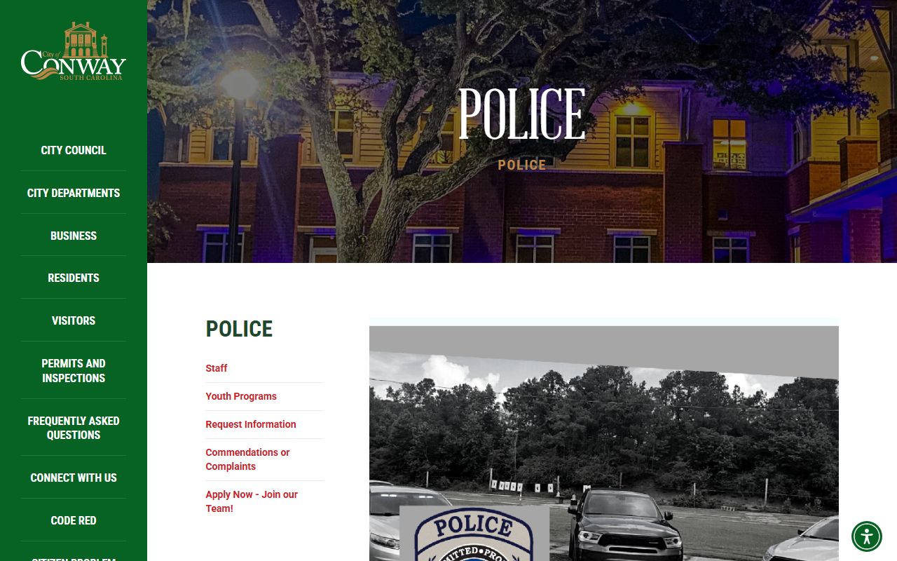 Conway Police Department bench warrants enforcement