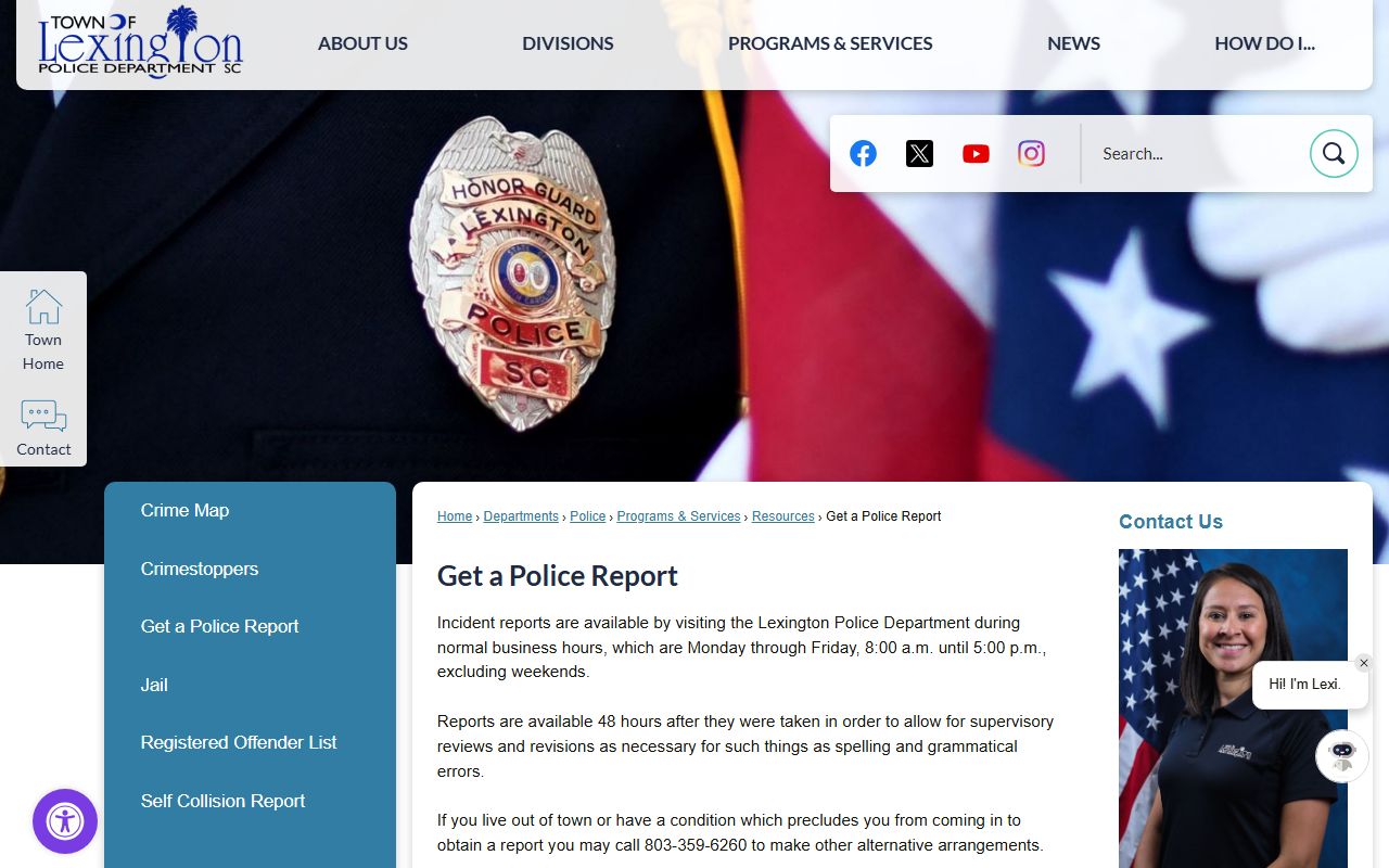 Lexington Police Department bench warrants enforcement