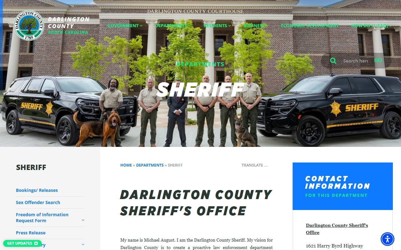 Darlington County bench warrants court system