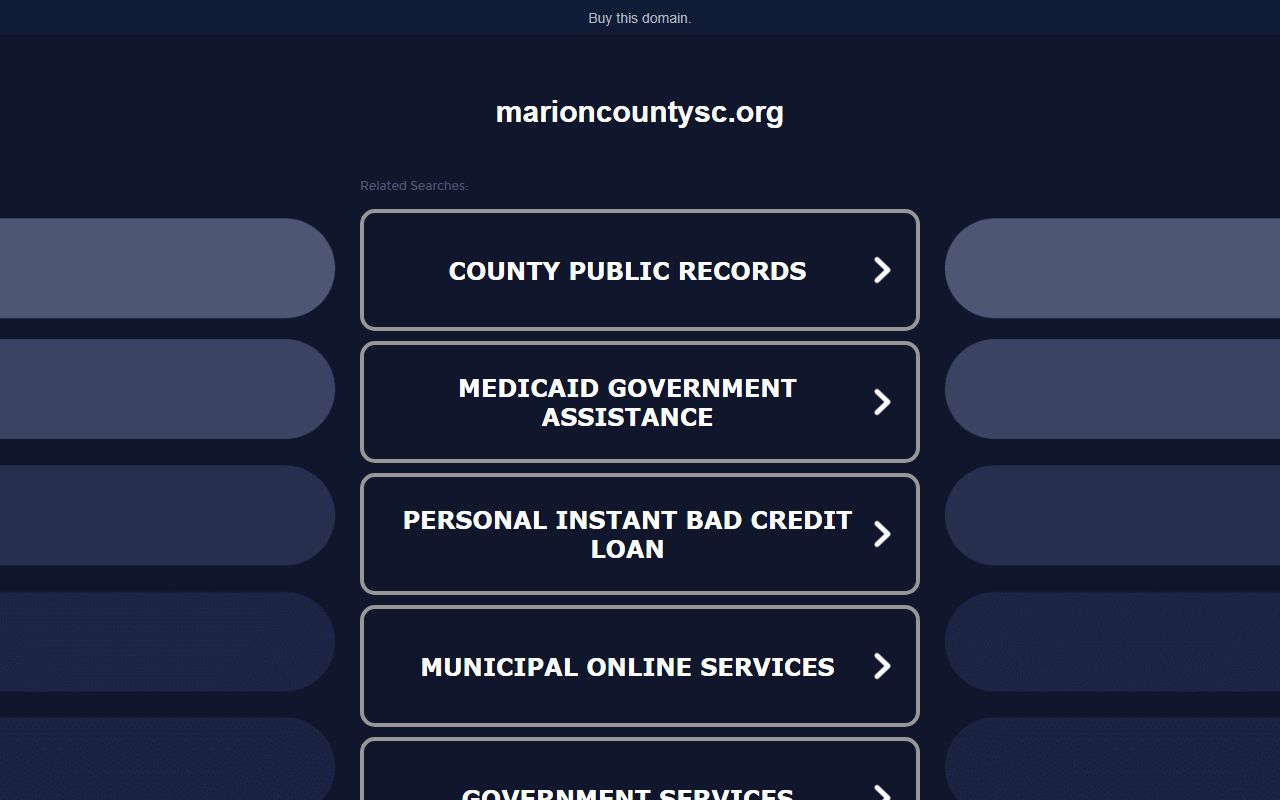 Marion County bench warrants court office
