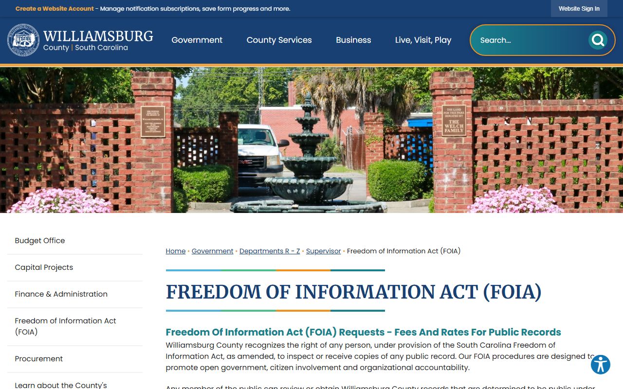 Williamsburg County Clerk of Court for bench warrants